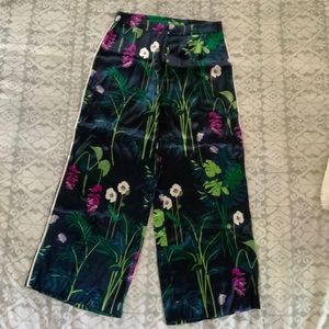 Olivia von Halle silk pj pants Lila gene floral